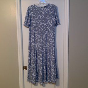 NWT Pretty Garden Blue Polka Dot Dress